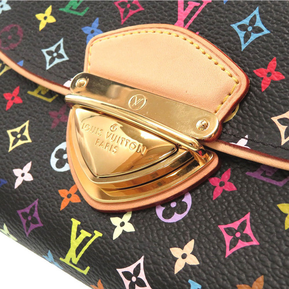 Louis Vuitton Monogram Multicolor Portefeuille Eugenie Noir Long Wallet Black LV - Picture 5 of 7